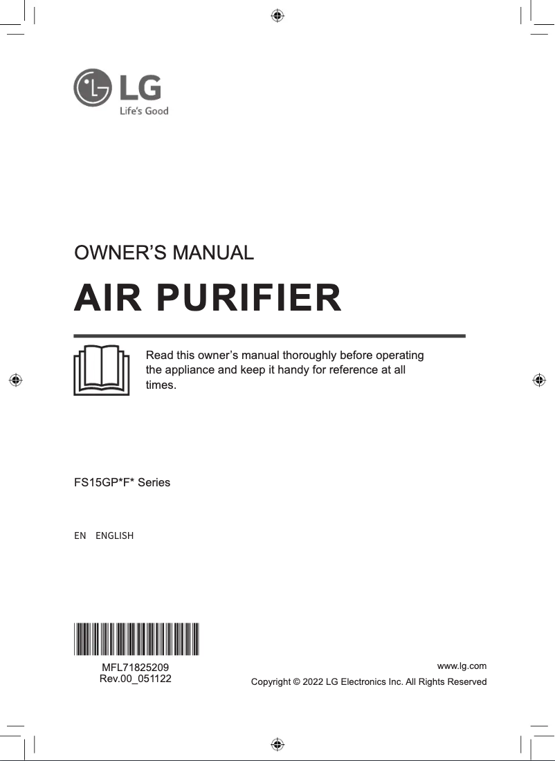 Página 1 del manual Manual de usuario LG FS15GPBF0