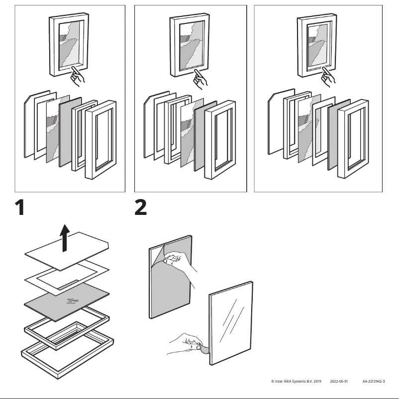 Page 1 de la notice Manuel utilisateur Ikea RÖDALM 505.835.47