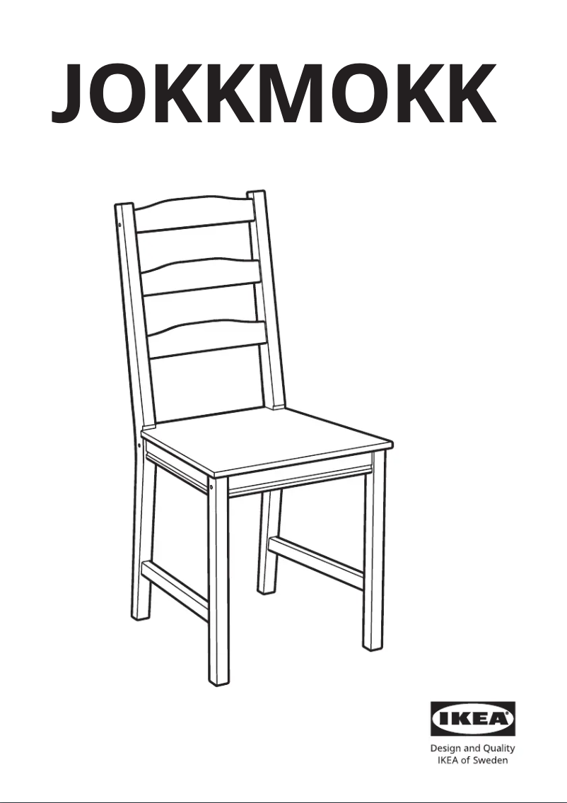 Page 1 de la notice Manuel utilisateur Ikea JOKKMOKK 903.426.88