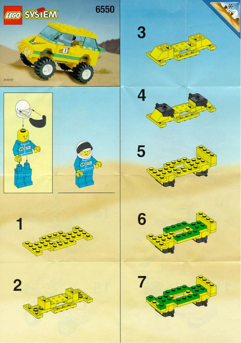 Página 1 del manual Manual de usuario Lego City 6550