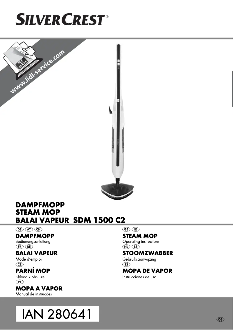 Page 1 de la notice Manuel utilisateur SilverCrest SDM 1500 C2