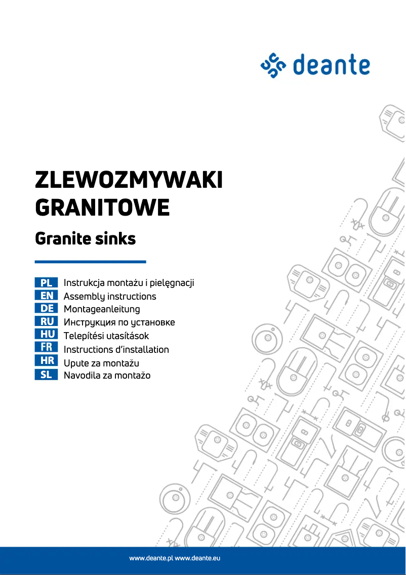 Page 1 de la notice Manuel utilisateur Deante Andante Flush ZQN T11F