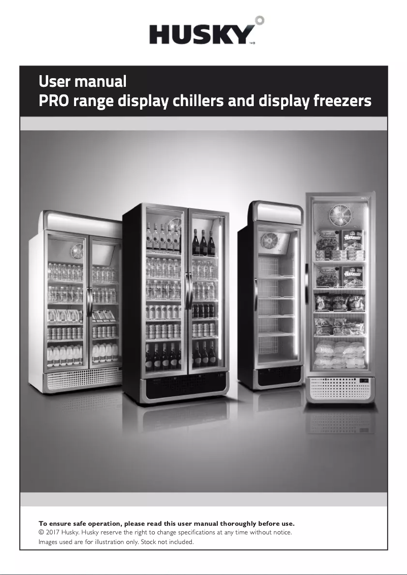 Página 1 del manual Manual de usuario Husky C8PRO