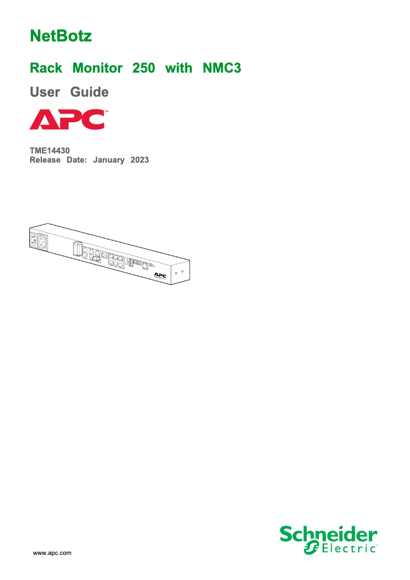 Página 1 del manual Manual de usuario APC NBRK0250A