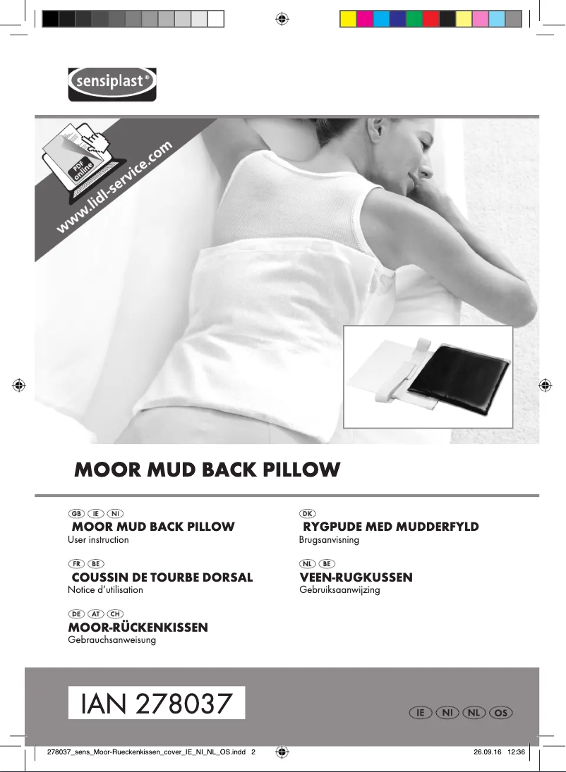 Page 1 de la notice Manuel utilisateur Sensiplast IAN 278037