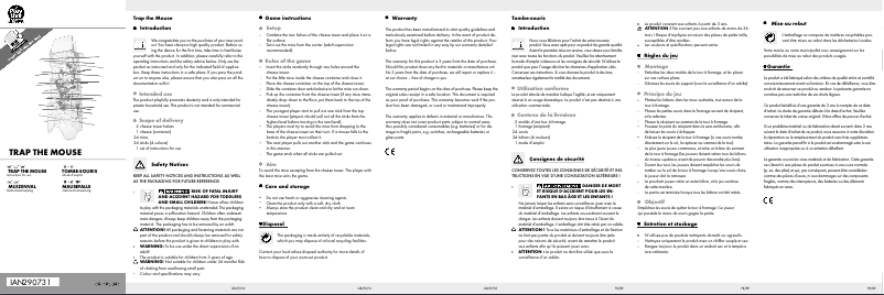 Page 1 de la notice Manuel utilisateur Playtive HG02927