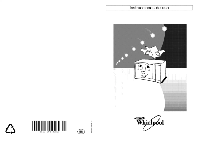 Page 1 de la notice Manuel utilisateur Whirlpool MT 275/Blanc
