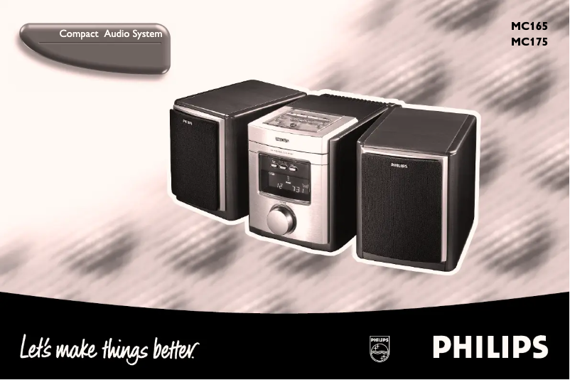 Página 1 del manual Manual de usuario Philips MC 175