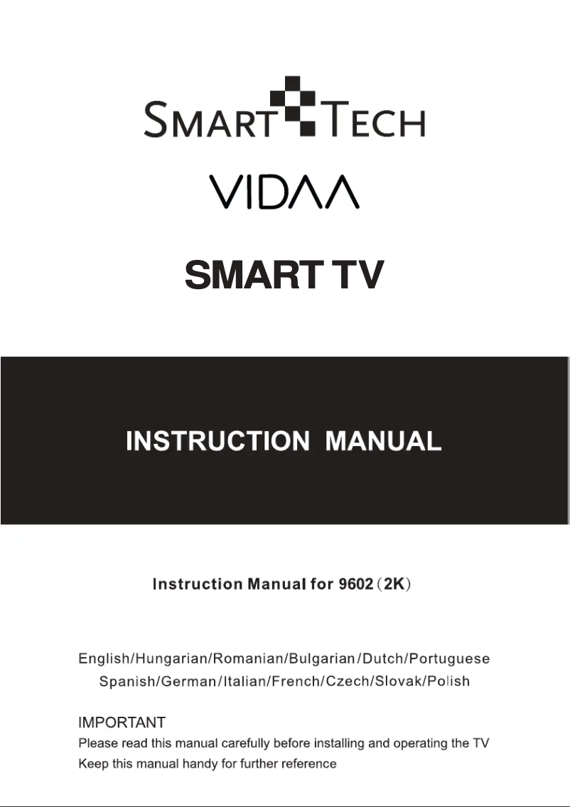 Página 1 del manual Manual de usuario Smart Tech 43FV10V1
