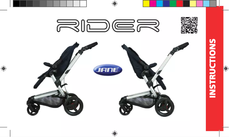 Página 1 del manual Manual de usuario Jane Travel System Rider