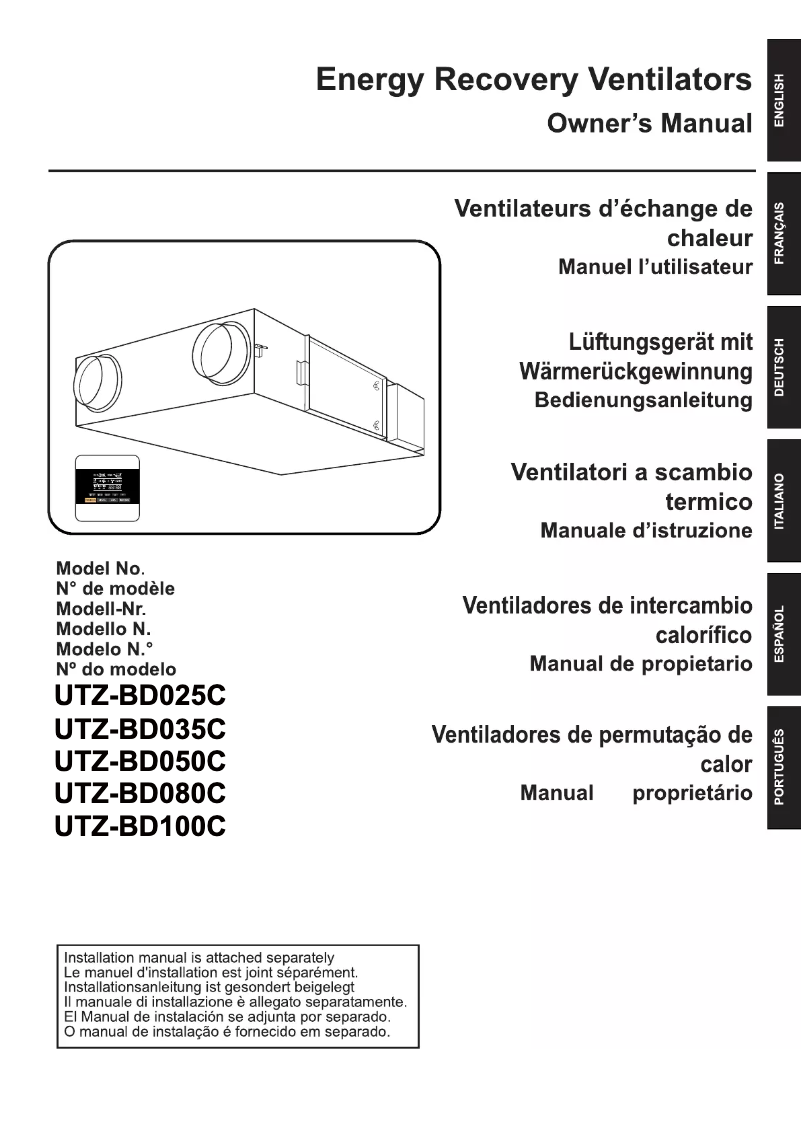 Page 1 of the manual User Manual Fujitsu UTZ-BD100C