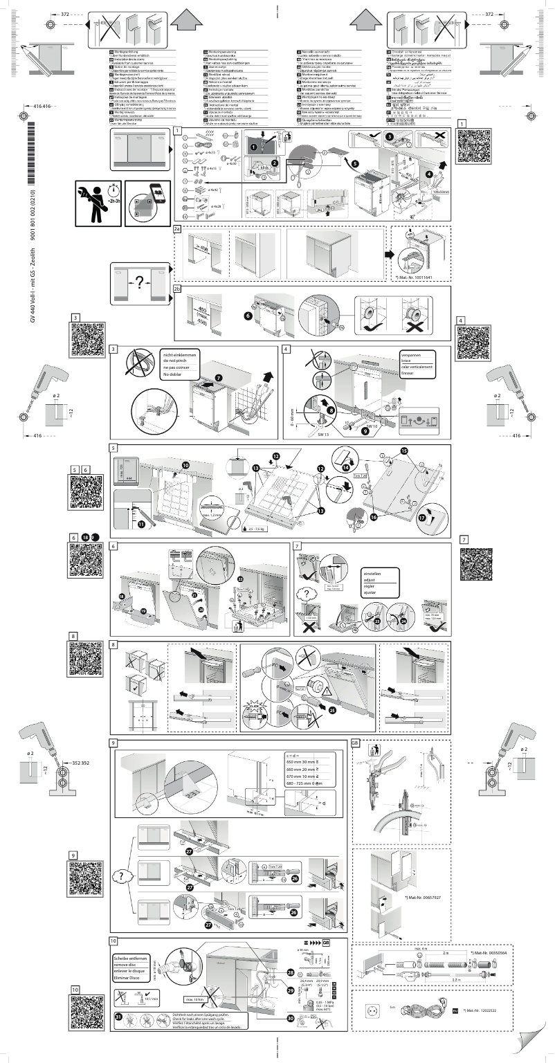 Page 1 de la notice Manuel utilisateur Bosch SPV6YMX01E