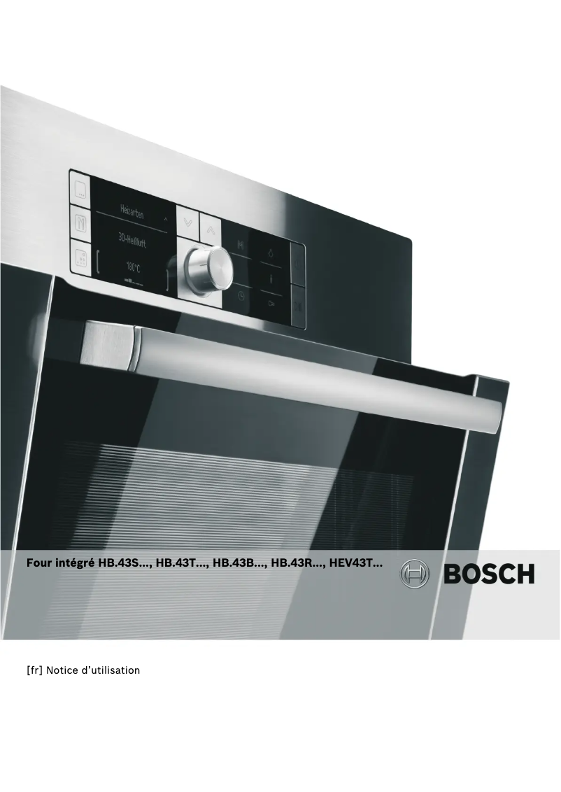 Page 1 of the manual User Manual Bosch HBG43S420E
