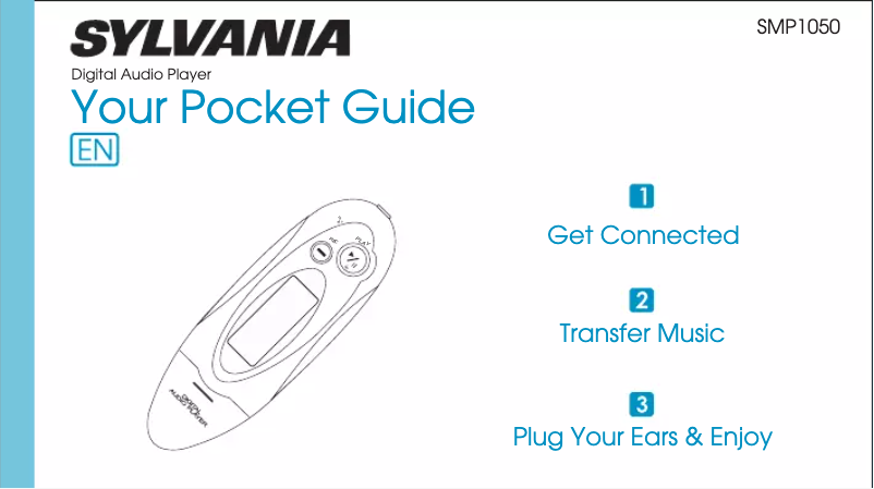 Page 1 of the manual User Manual Sylvania SMP1050