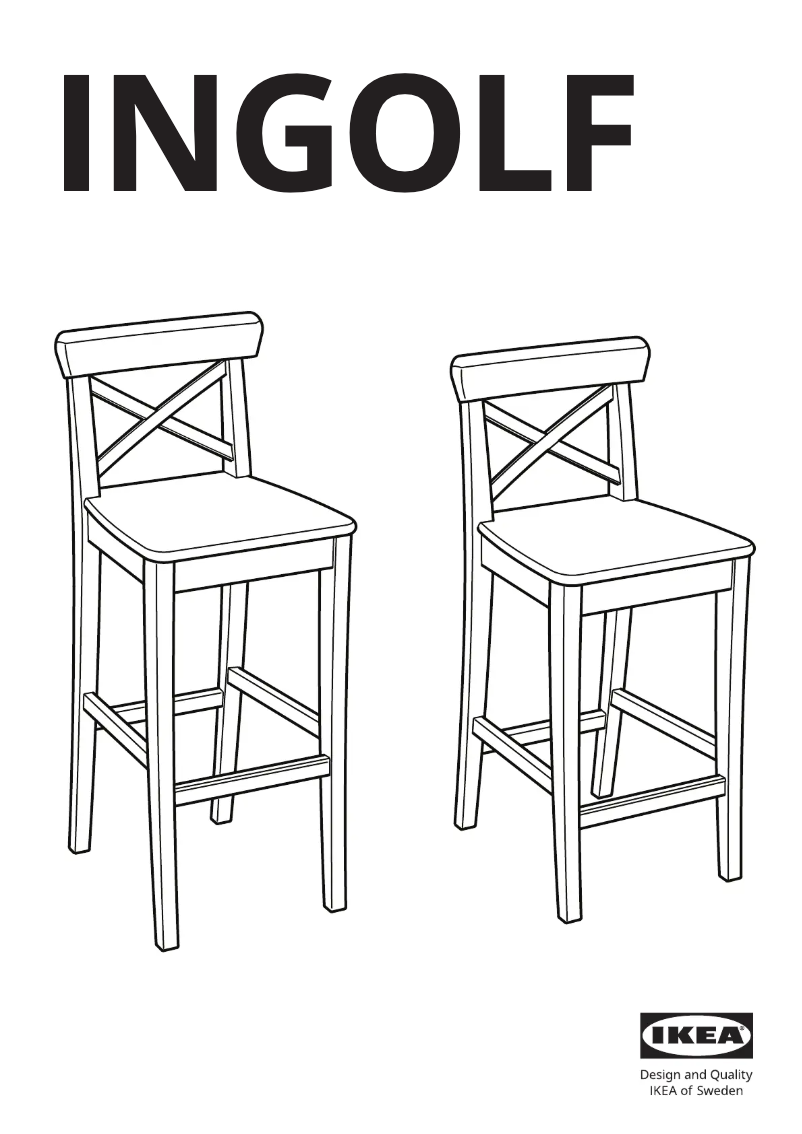 Page 1 de la notice Manuel utilisateur Ikea INGOLF 805.490.00
