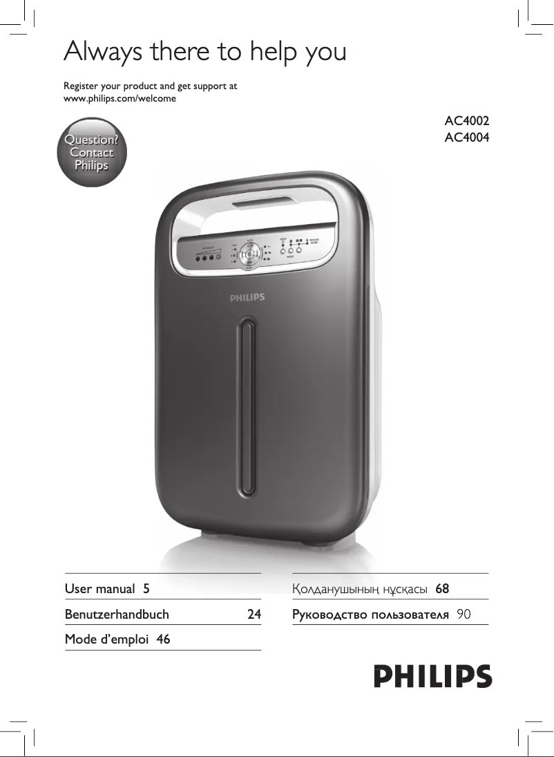 Página 1 del manual Manual de instrucciones Philips AC4004