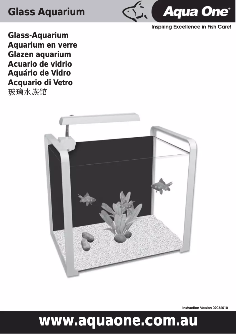 Page 1 de la notice Manuel utilisateur Aqua One AquaSpace