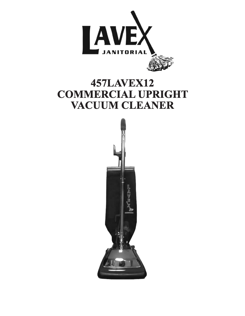 Página 1 del manual Manual de usuario Lavex Janitorial 457LAVEX12