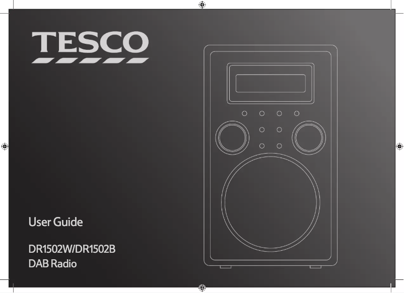 Page 1 de la notice Manuel utilisateur Tesco DR1502W