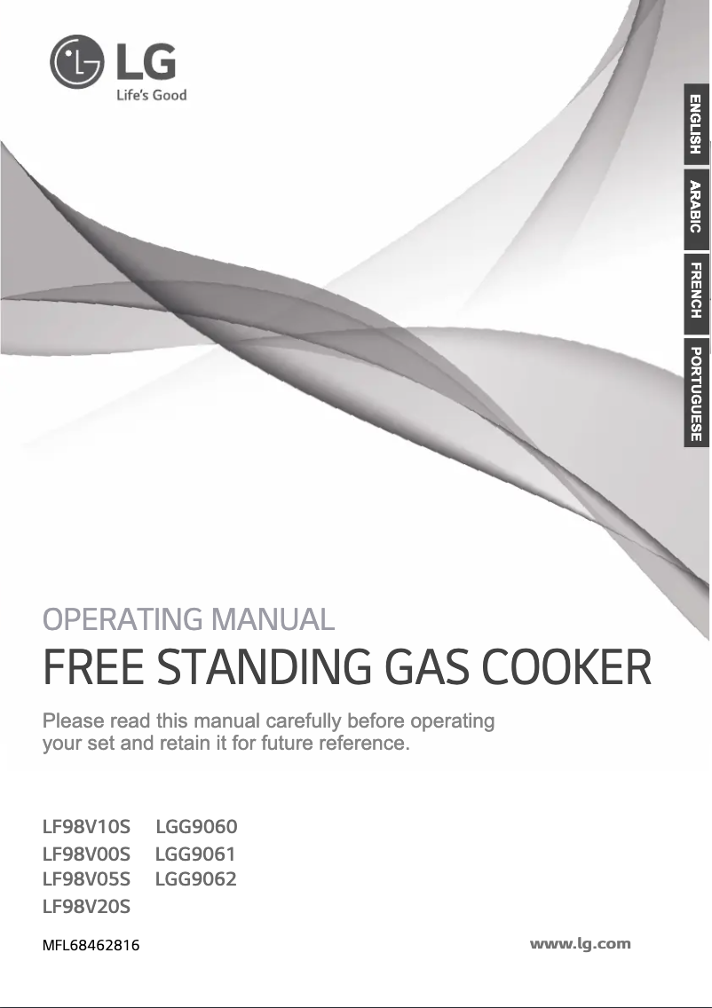 Page 1 de la notice Manuel utilisateur LG G9060