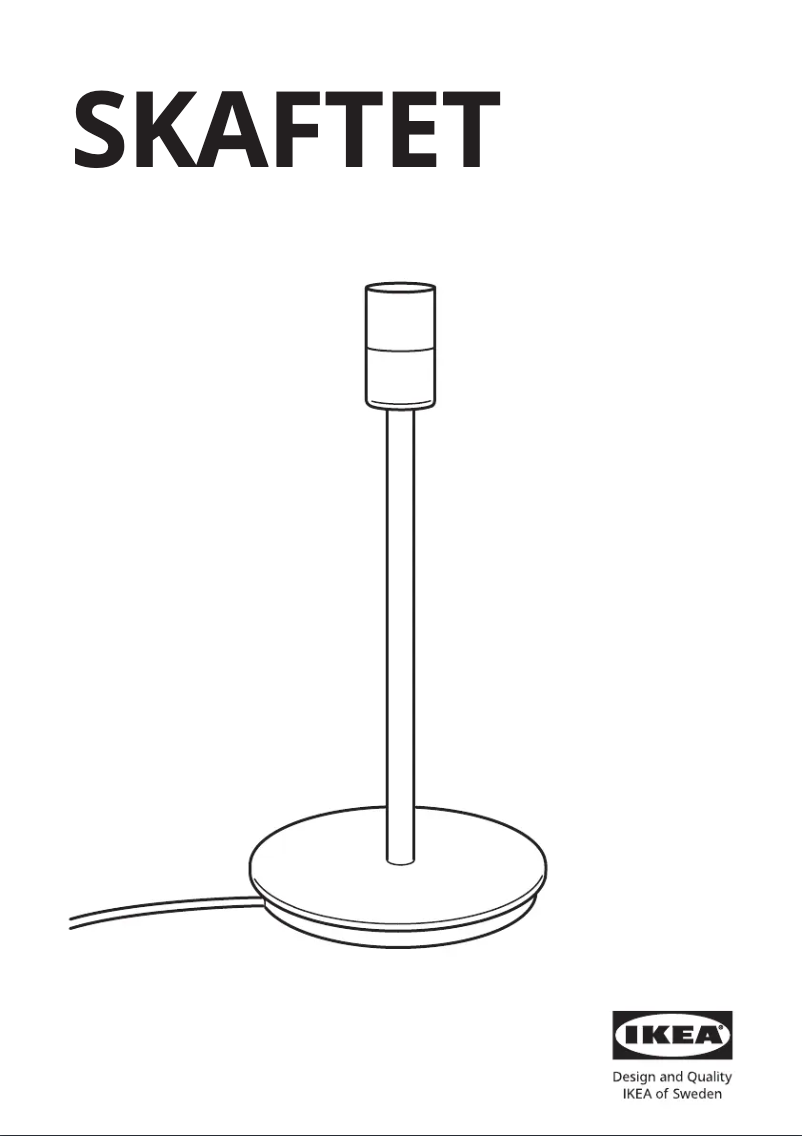 Image de la première page du manuel de l'appareil SKAFTET 504.054.18