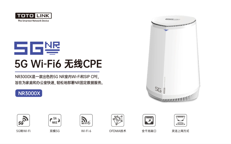 Página 1 del manual Manual de usuario Totolink NR3000X