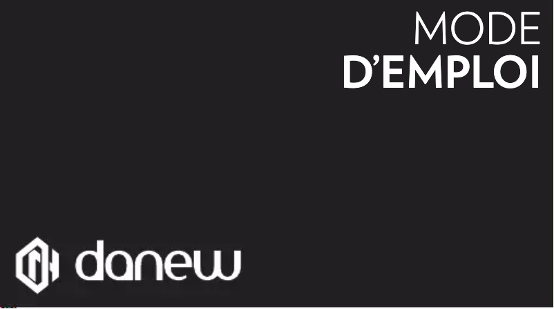 Page 1 de la notice Manuel utilisateur Danew K34