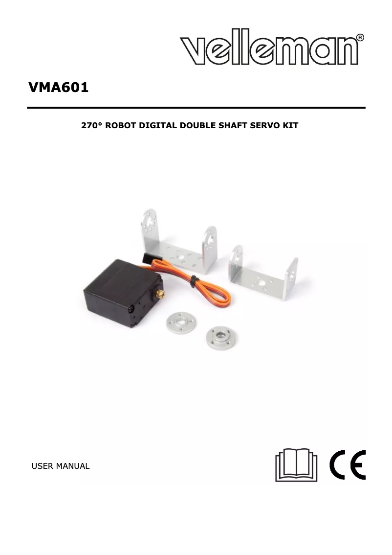 Page 1 de la notice Manuel utilisateur Velleman VMA601