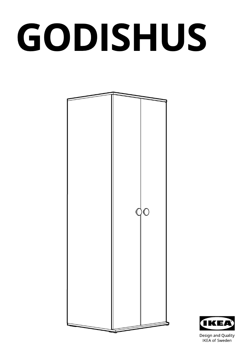 Page 1 de la notice Manuel utilisateur Ikea GODISHUS 805.765.12