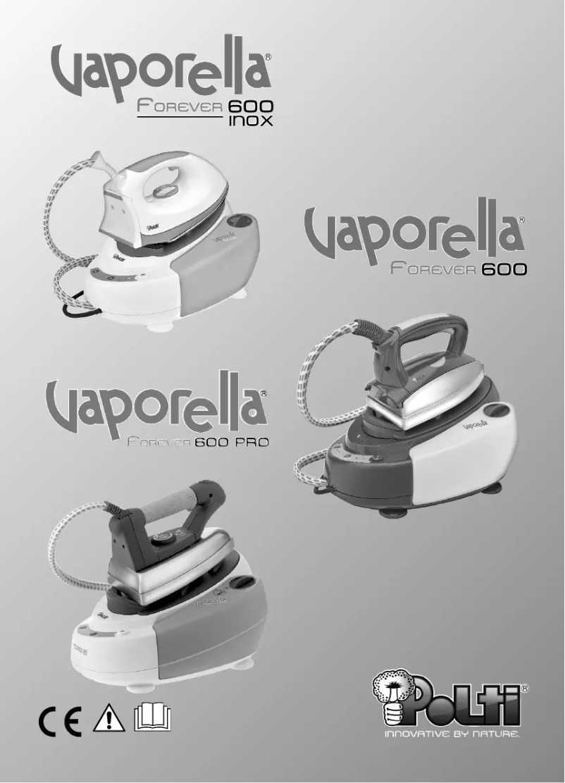 Page 1 de la notice Manuel utilisateur Polti Forever 600 Pro