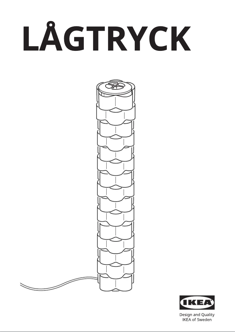 Image de la première page du manuel de l'appareil LÅGTRYCK 005.228.44