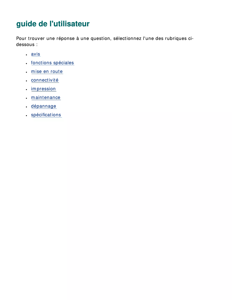 Page n°1 - Manuel utilisateur HP Deskjet 5650