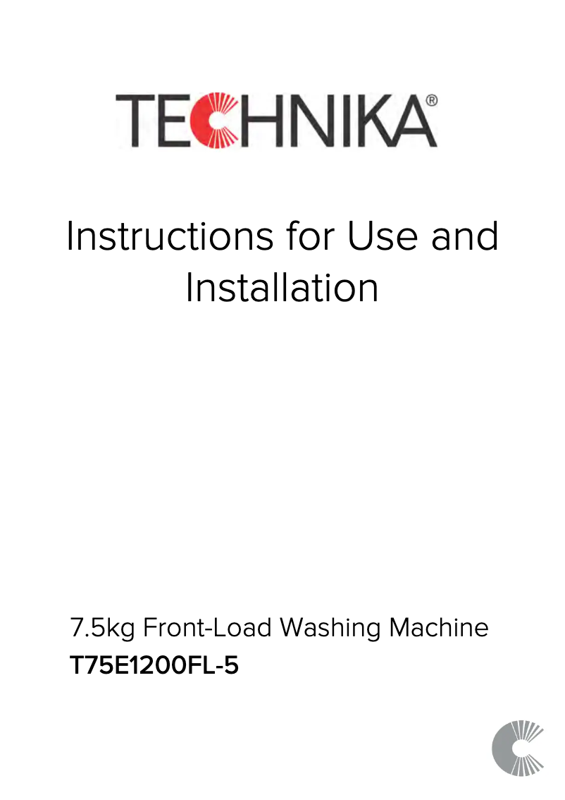 Página 1 del manual Manual de usuario Technika T75E1200FL-2