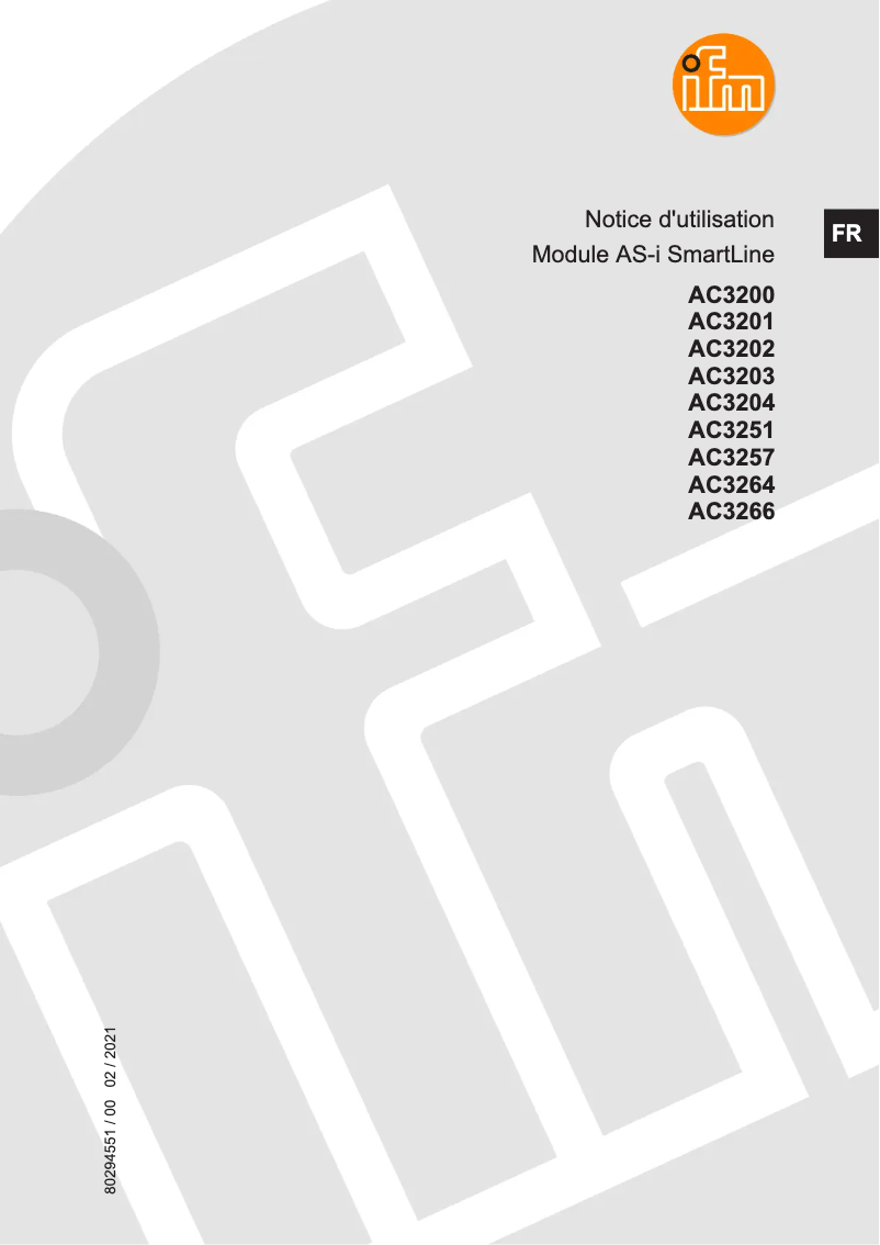 Página 1 del manual Manual de usuario IFM AC3202