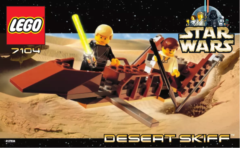 Page 1 de la notice Manuel utilisateur Lego Star Wars 7104