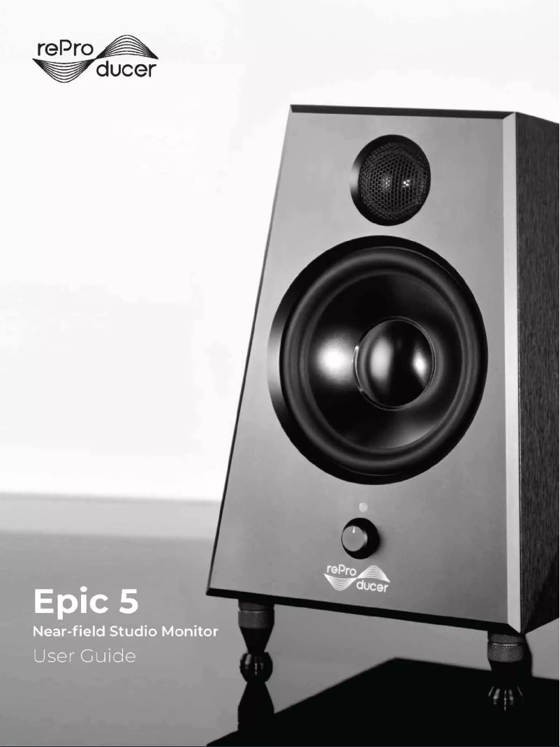 Page 1 de la notice Manuel utilisateur reProducer Epic 5