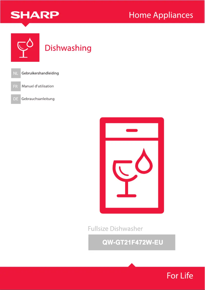 Page 1 de la notice Manuel utilisateur Sharp QW-GT21F472W