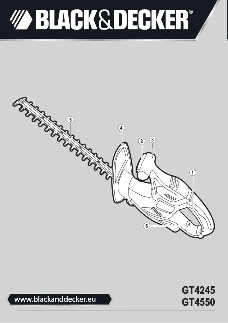 Página 1 del manual Manual de usuario Black & Decker GT4245