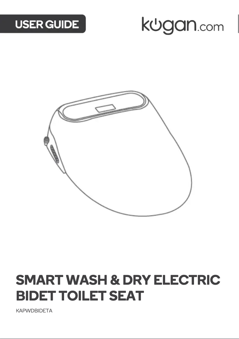 Page 1 de la notice Manuel utilisateur Kogan KAPWDBIDETA