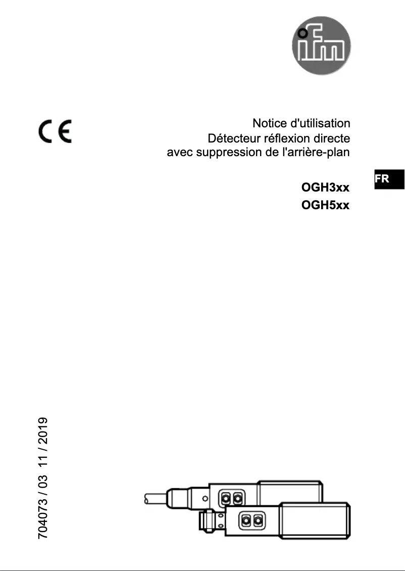 Página 1 del manual Manual de usuario IFM OGH500