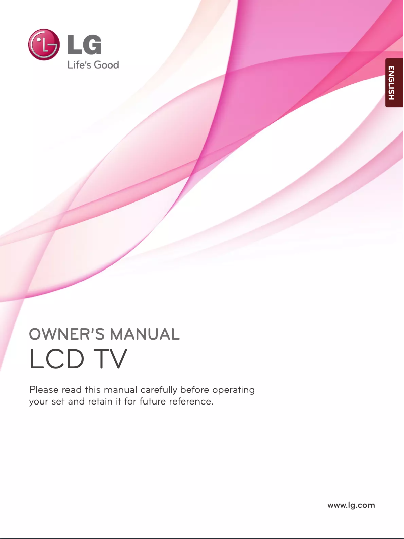 Page 1 de la notice Manuel utilisateur LG 26LD322H