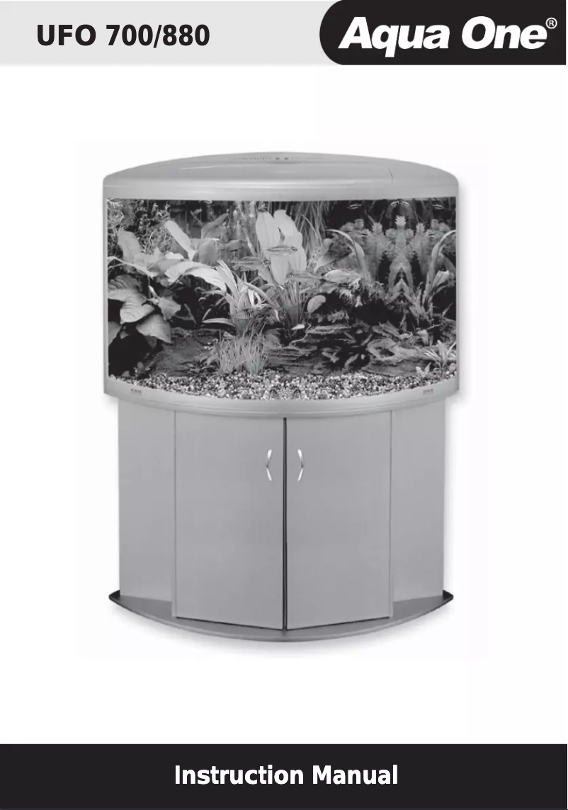 Page 1 of the manual User Manual Aqua One UFO 880