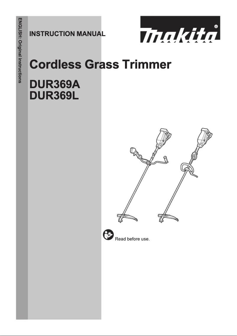 Page 1 de la notice Manuel utilisateur Makita DUR369APG2