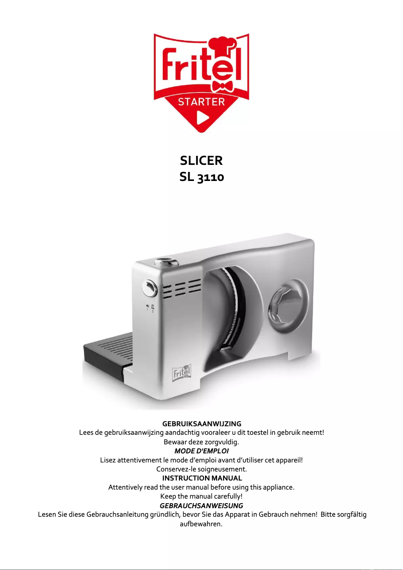 Page 1 de la notice Manuel utilisateur Fritel SL 3110