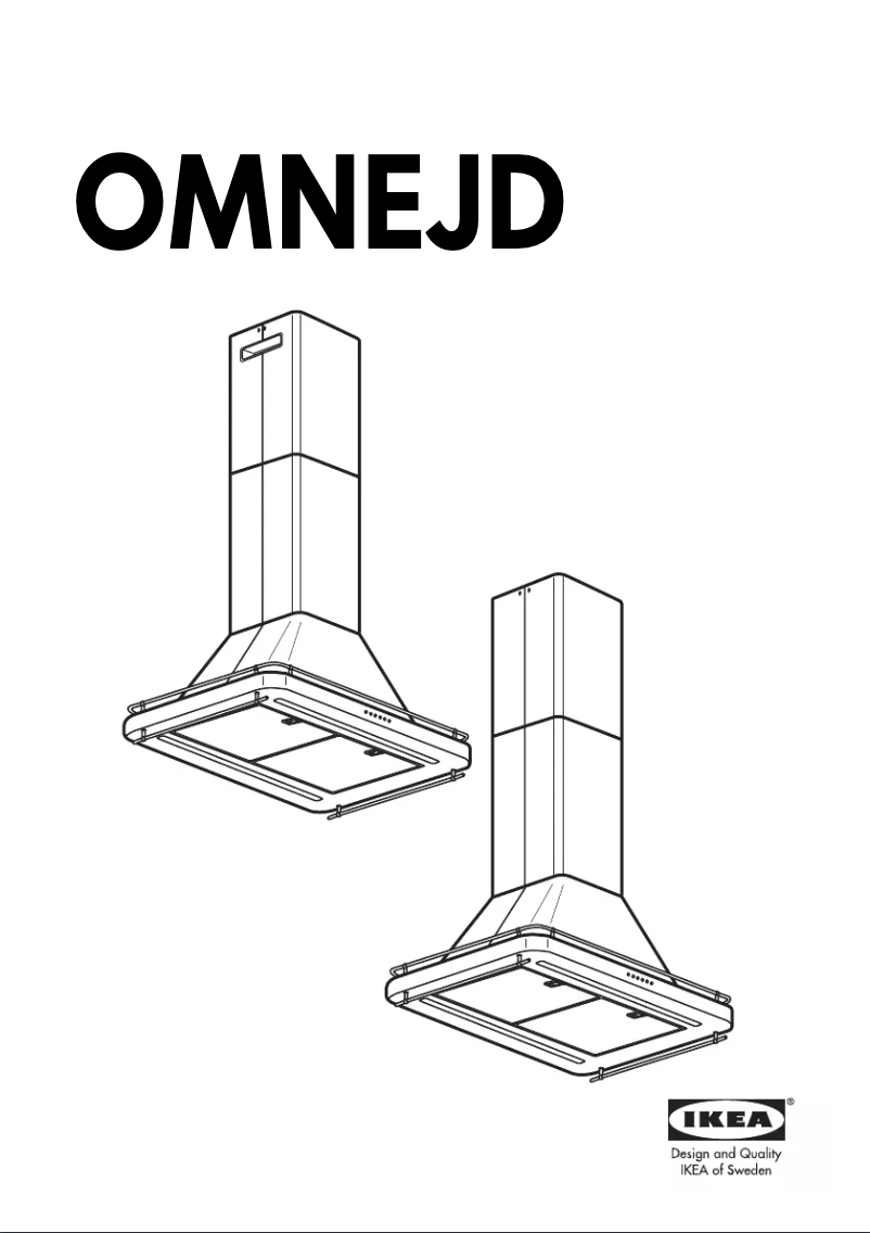 Page 1 de la notice Instructions / montage Ikea OMNEJD