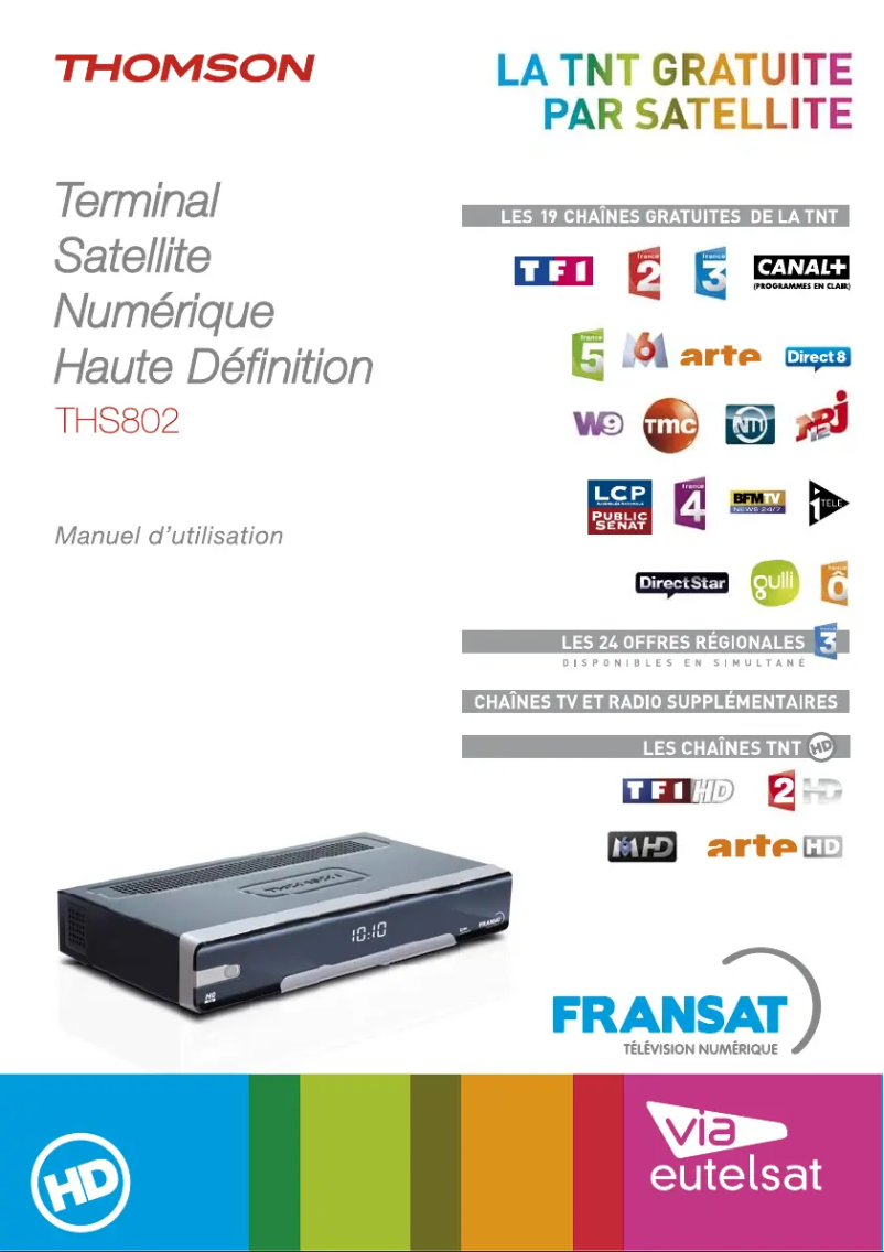 Página 1 del manual Manual de usuario Thomson THS802