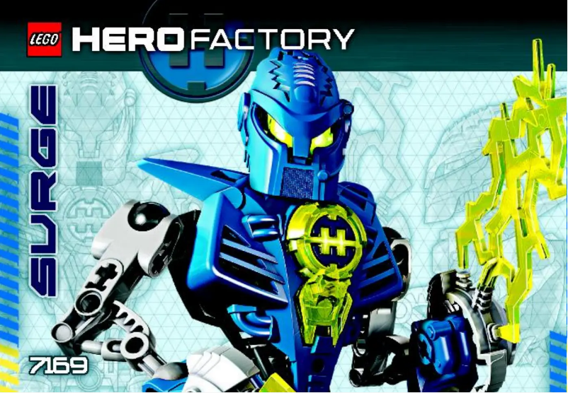 Image de la première page du manuel de l'appareil Hero Factory 7169