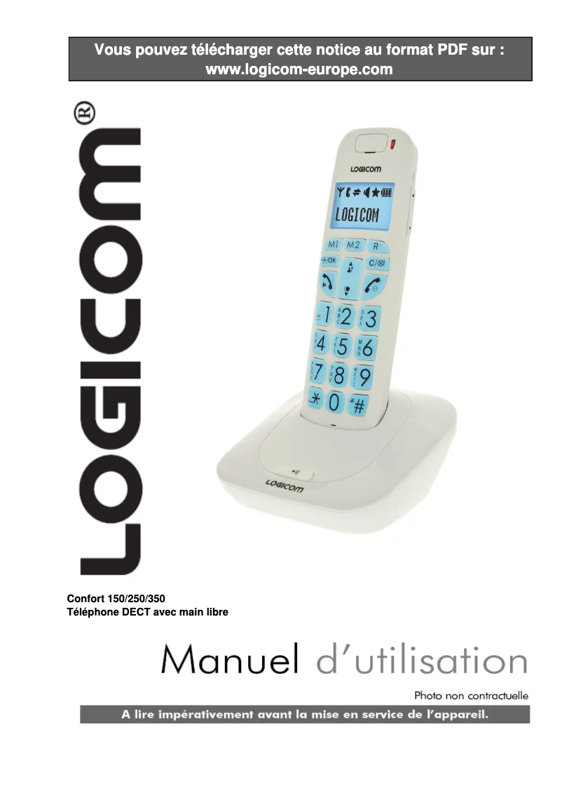 Página nº 1 - Manual de usuario Logicom Confort 150