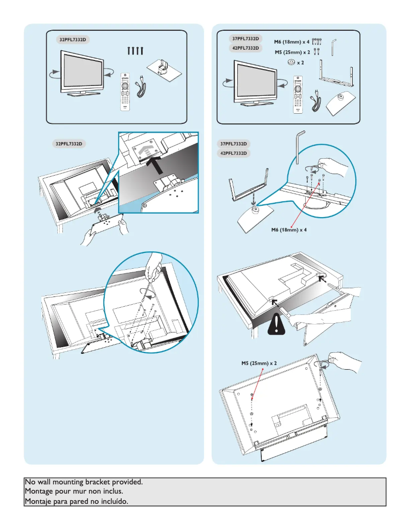 Page n°1 - Guide de démarrage rapide Philips 42PFL7332D