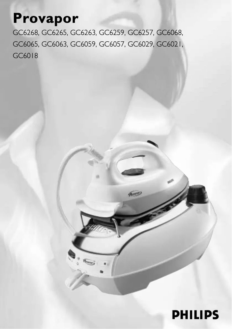 Page n°1 - Manuel utilisateur Philips Provapor GC6265